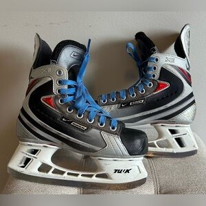 Bauer Nike Vapor XII Tuuk Fasteel Lightspeed Pro Youth Hockey Skates Junior Sz3